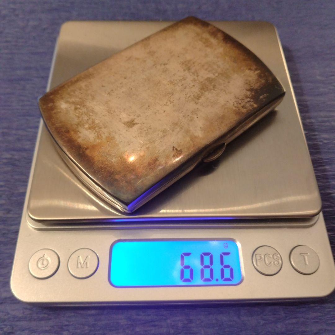 週末セール　純銀　ビンテージ　シガレットケース