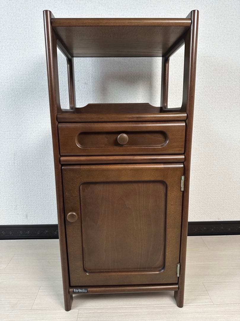karimoku カリモク 台 FAX台 花台 飾り台 収納棚 ※i4※ 注文 karimoku