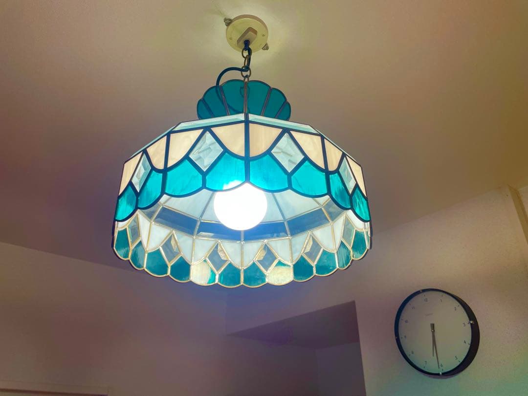 ヴィンテージシーリングライト ステンドグラス天井照明レトロアンティーク
