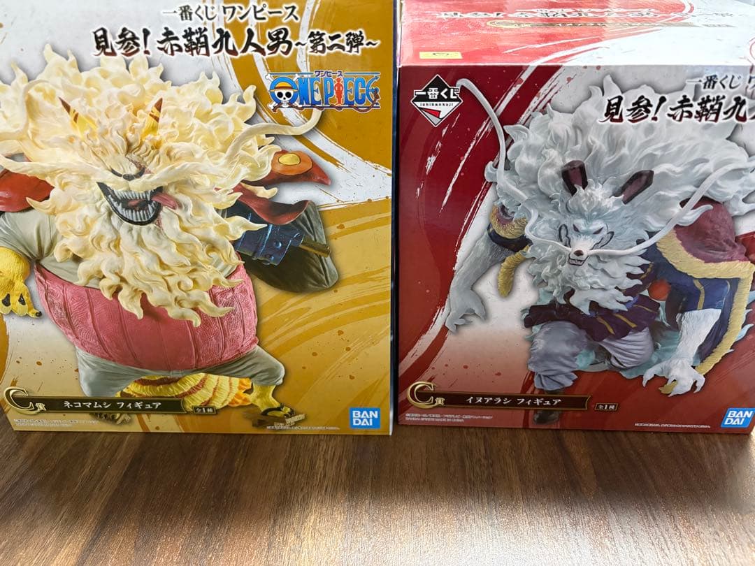 ワンピース ネコマムシ イヌアラシ 一番くじ フィギュア