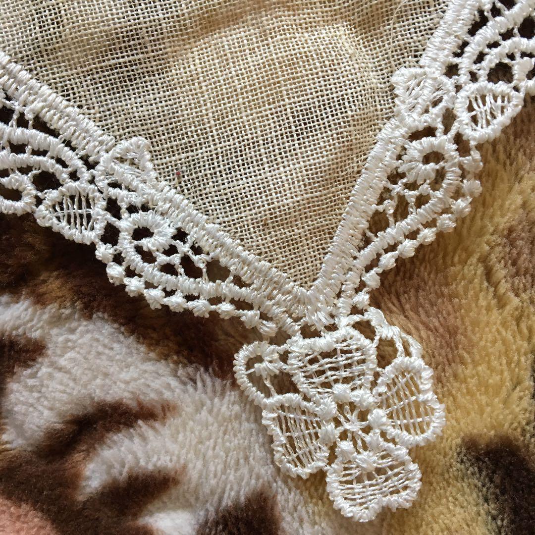 レース テーブルセンター ベルギーレース アンティーク 刺繍クロス