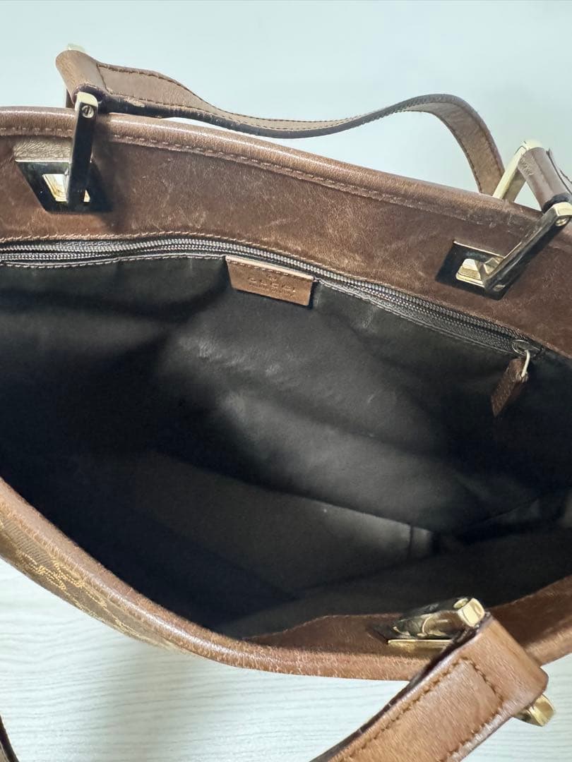 GUCCI グッチ GGキャンバス トートバッグ 正規品 保存袋付き