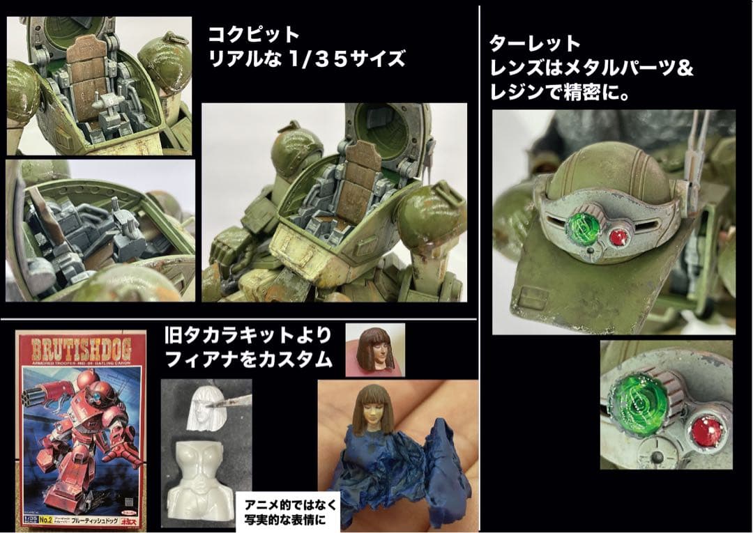 ウエーブ スコープドッグ いつもあなたが むせるレジンジオラマ 1/35