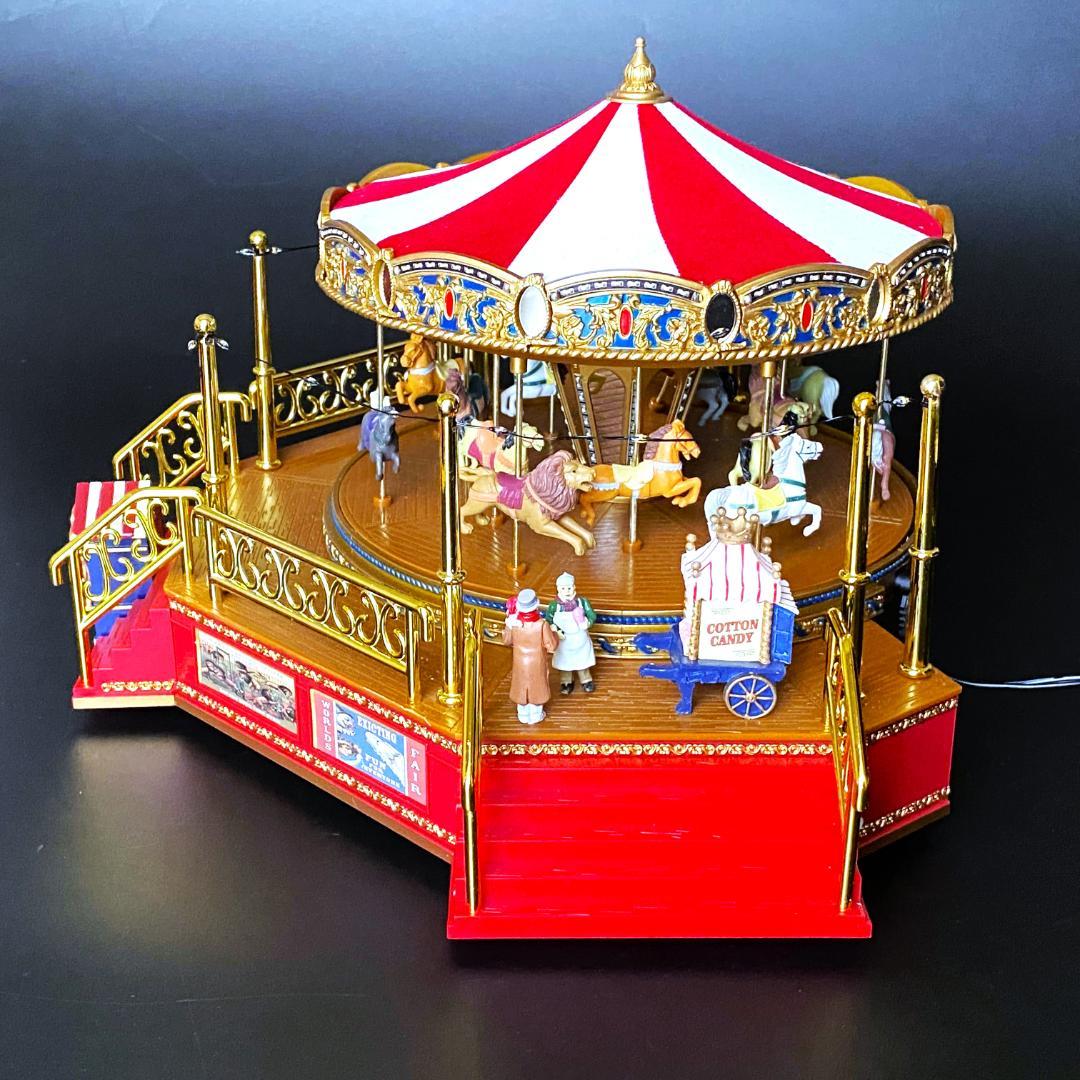 【美品】ミスタークリスマス★カルーセル★ゴールドラベル★メリーゴーランド