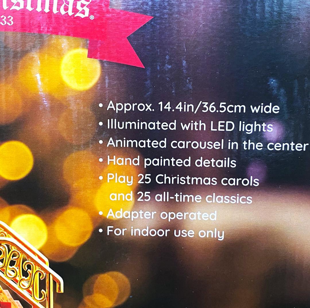 【美品】ミスタークリスマス★カルーセル★ゴールドラベル★メリーゴーランド