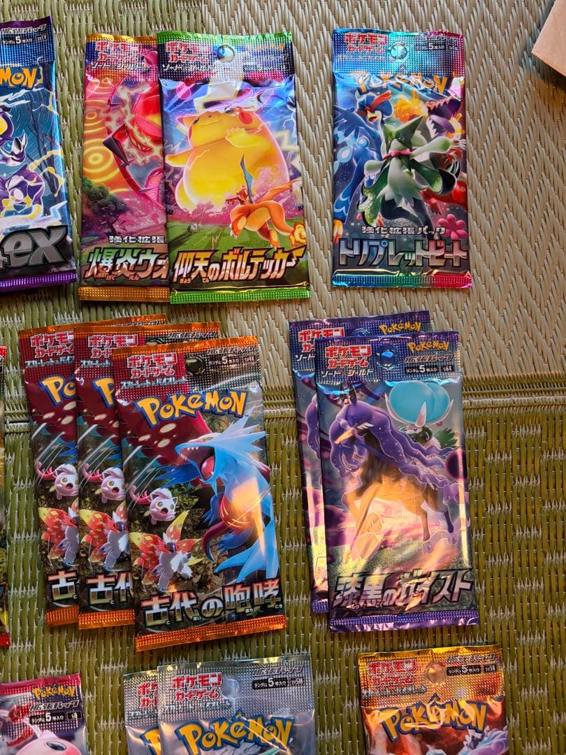 未開封ポケモンカード 34パック