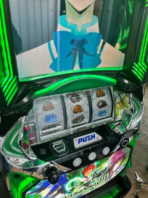 パチスロ実機 Sパチスロゼーガペイン2ZZ コイン不要機ボリューム調整