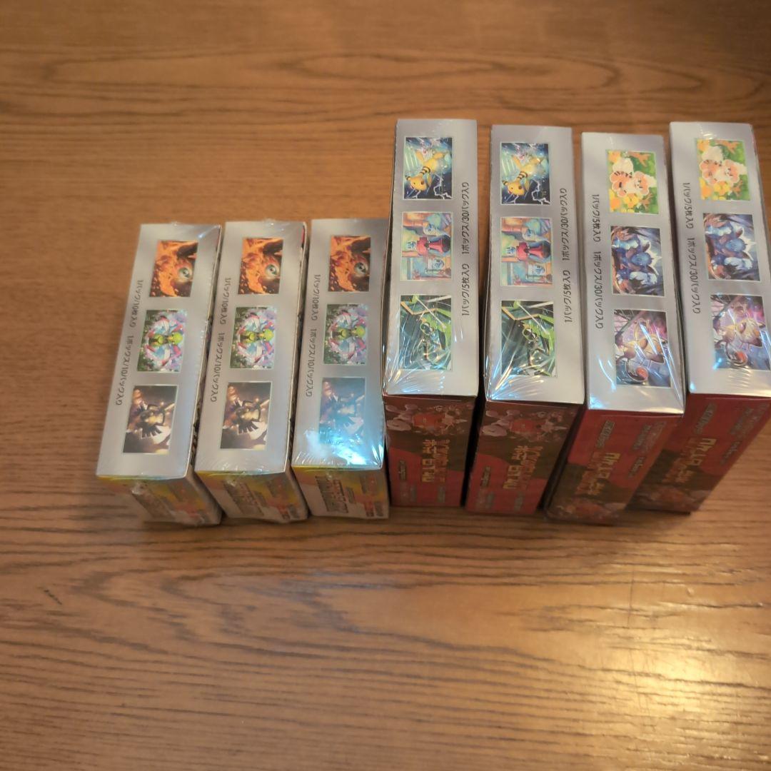 ポケモンカード　ロケット団の栄光4box　テラスタルフェス　box3個