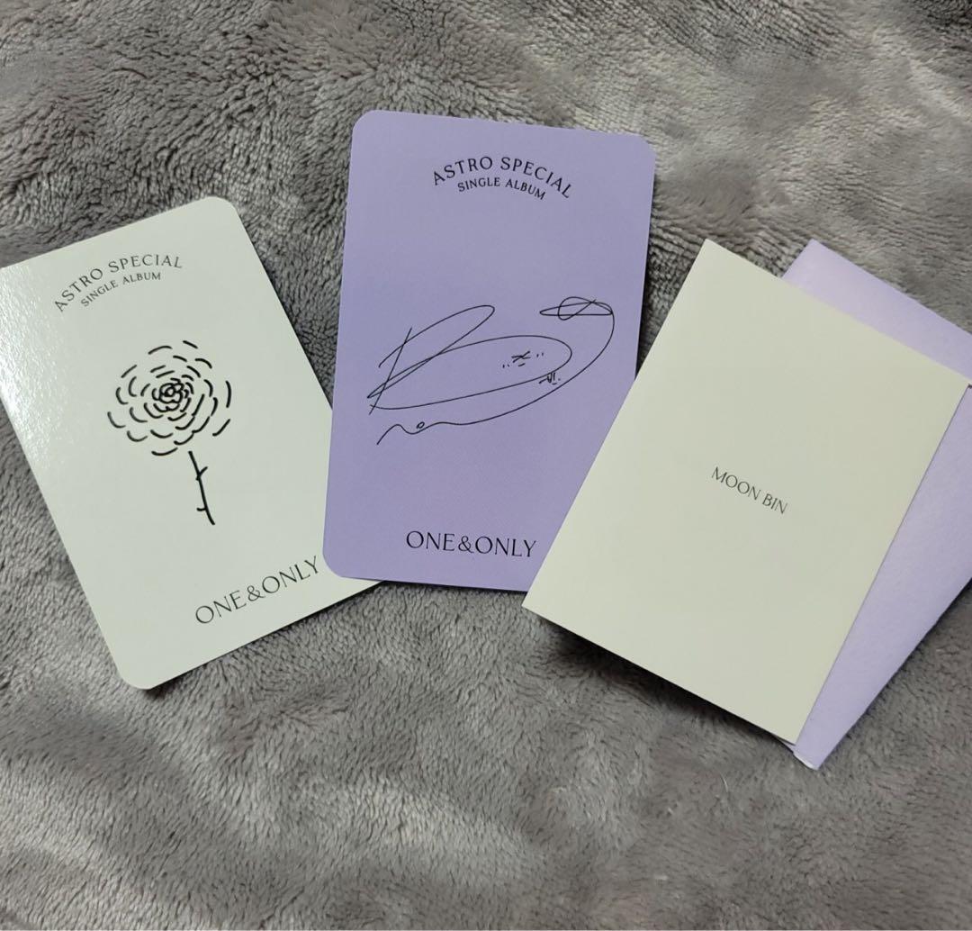 ASTRO ONE＆ONLY ムンビン トレカ2枚 メッセージカード