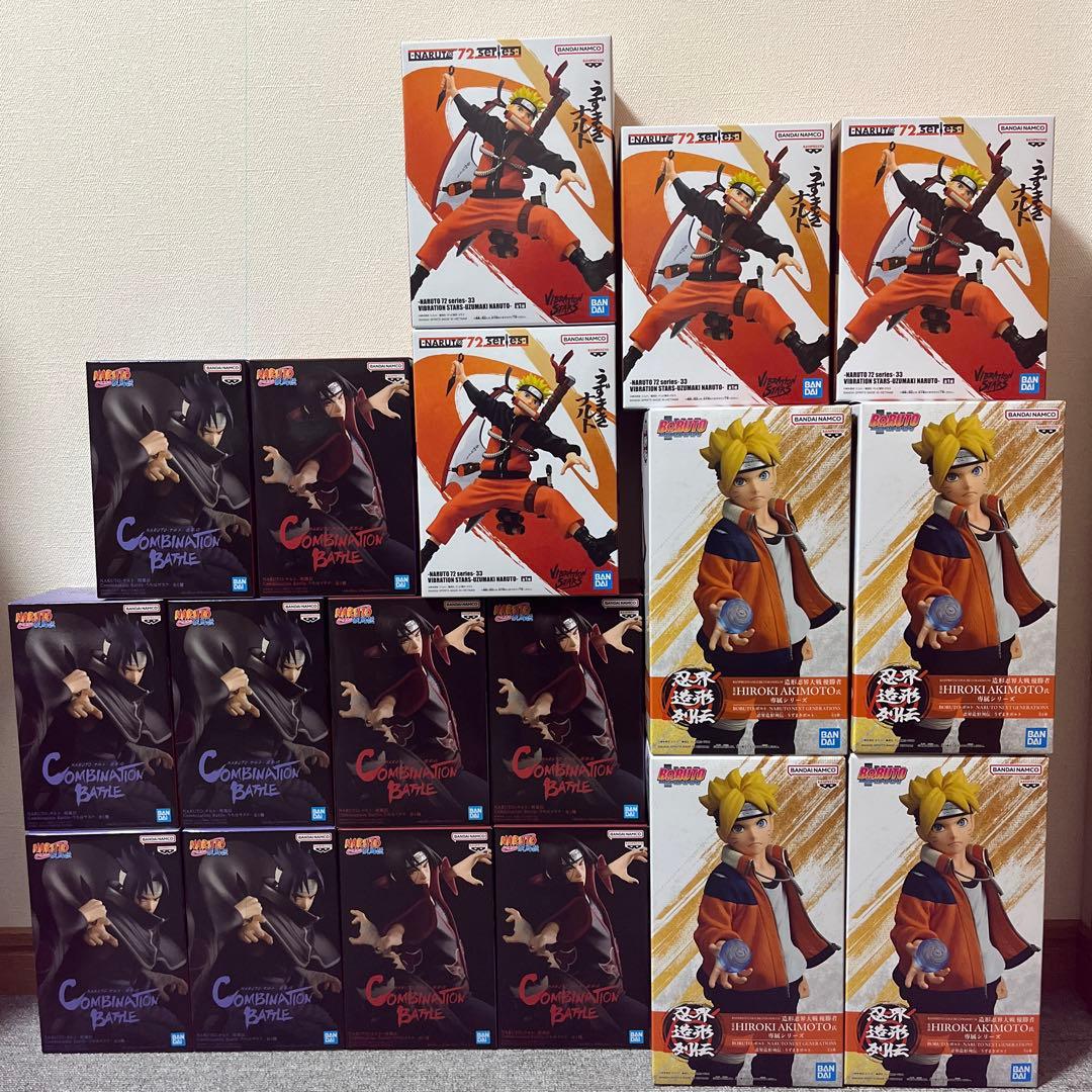 NARUTO ナルト ボルト サスケ イタチ 18体セット フィギュア