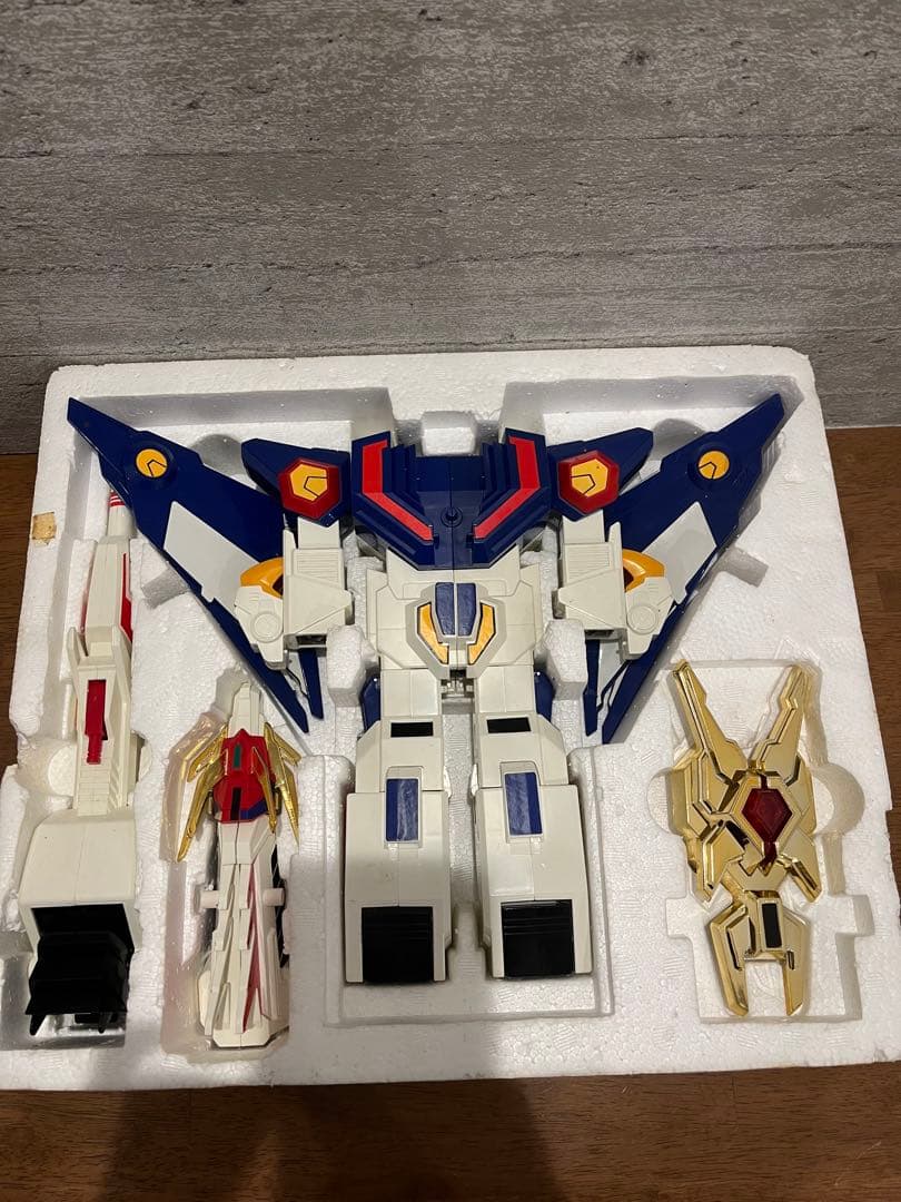 TOMY 絶対無敵ライジンオー　無敵変形バクリュウオー 当時物★AK34