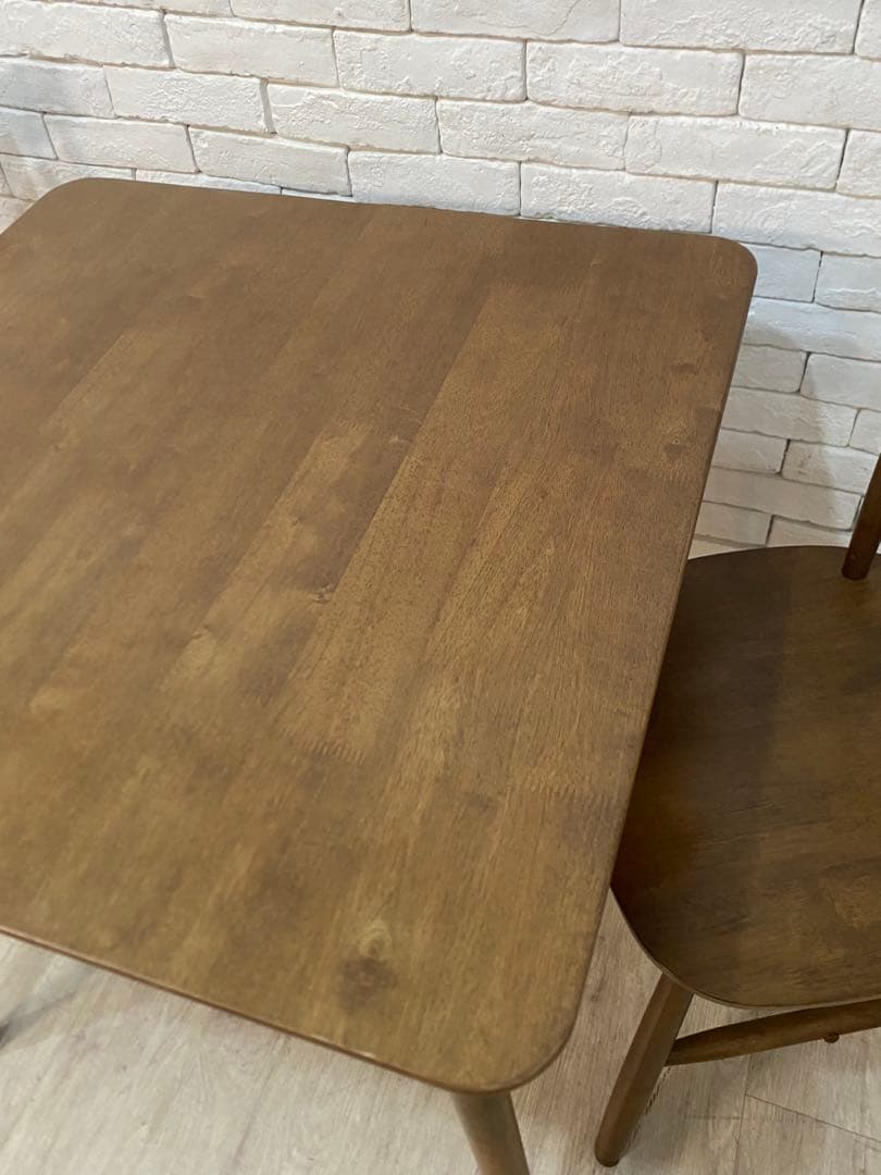 【ノーラ】ダイニングテーブル＋チェア　2脚セット　ウィンザーチェア