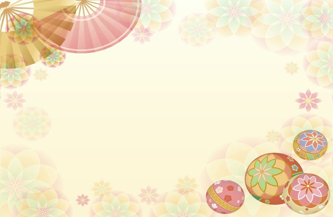 背景布【お正月F】サンプル 年賀状、ペット、子供撮影用 梅 和柄 門松