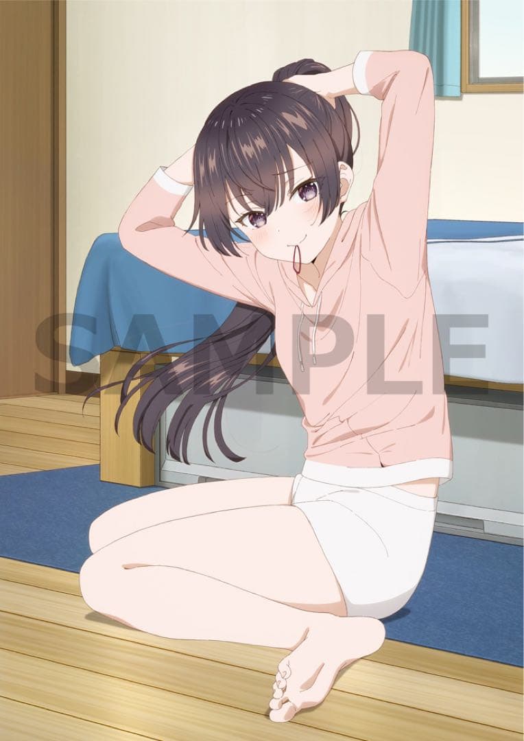 ロシデレ 有希 アニメ描き下ろしイラスト使用アクリルクロック カドカワストア限定