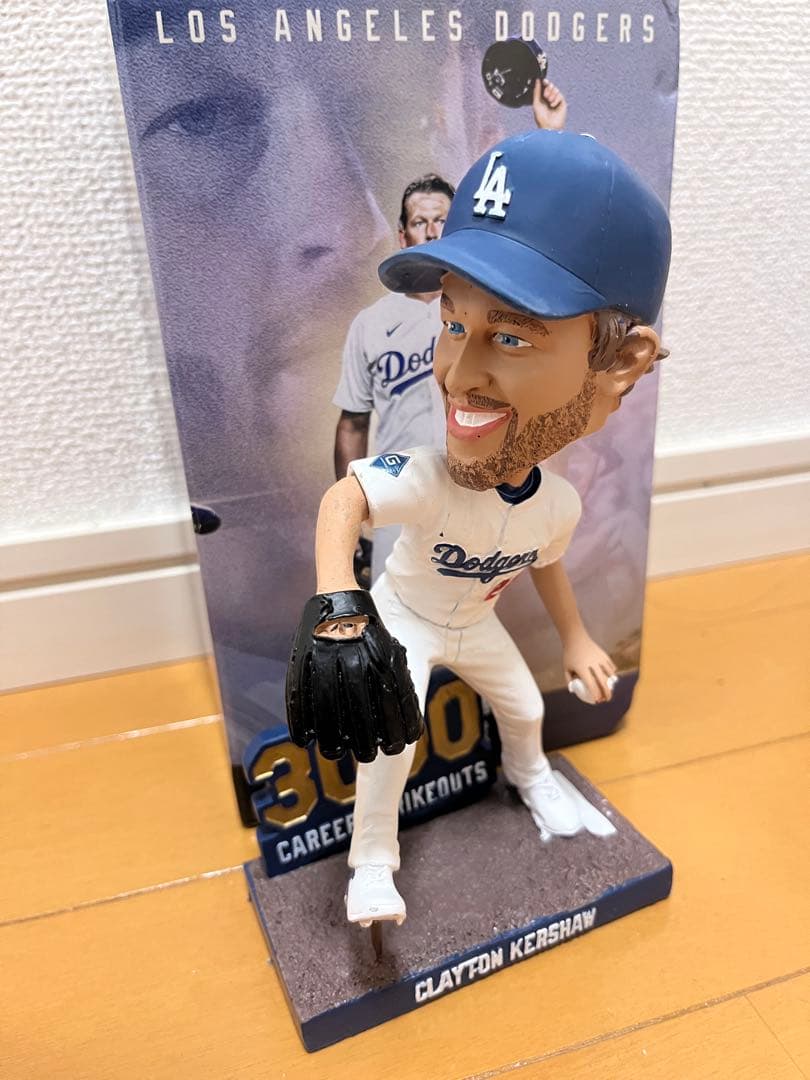 クレイトン・カーショー ボブルヘッド 3000奪三振 クレイトン・カーショウ ボブルヘッド 3000奪三振ドジャーズ限定非売品