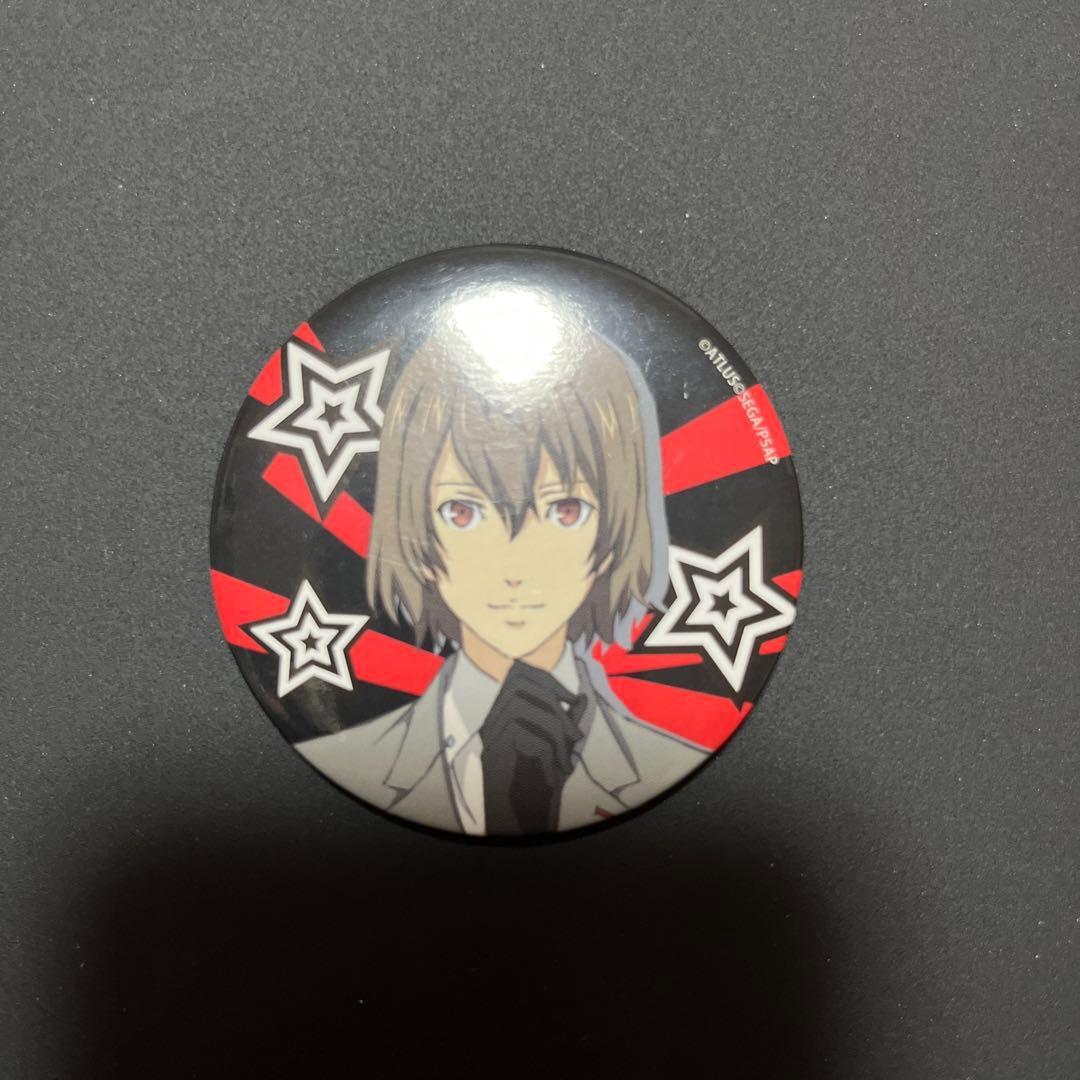 明智吾郎 ペルソナ5 秀尽学園高校購買部 SHIBUYA109 缶バッジ - メルカリ