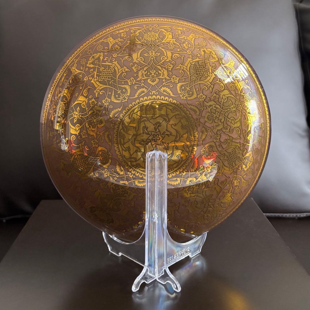 Paşabahçe(パシャバチェ) 装飾皿 24金レリーフ 限定品 - メルカリ