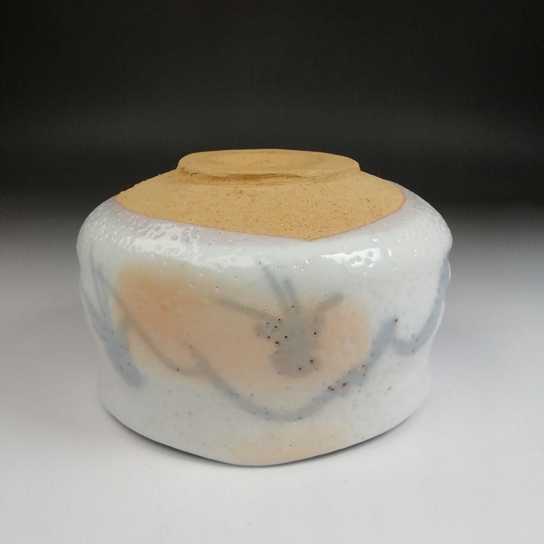 S947 茶碗 『白志野 火付 茶碗』『佐藤重 造』 共箱 抹茶碗 茶道具