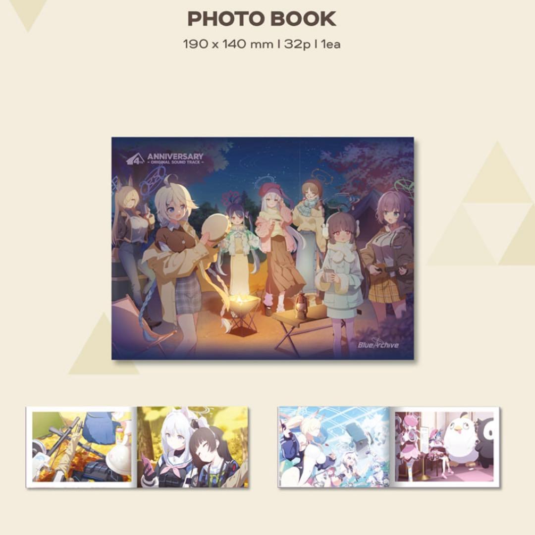 ブルーアーカイブ 韓国 4周年記念 OST CDアルバムパッケージ - メルカリ