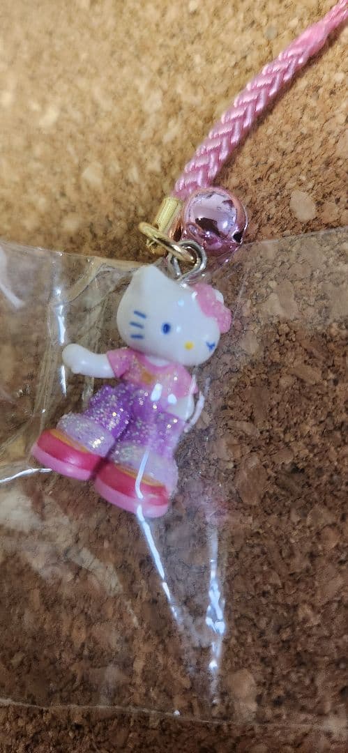 ハローキティ 根付 ストラップ KITTY&MIMMY キティ根付 脚長