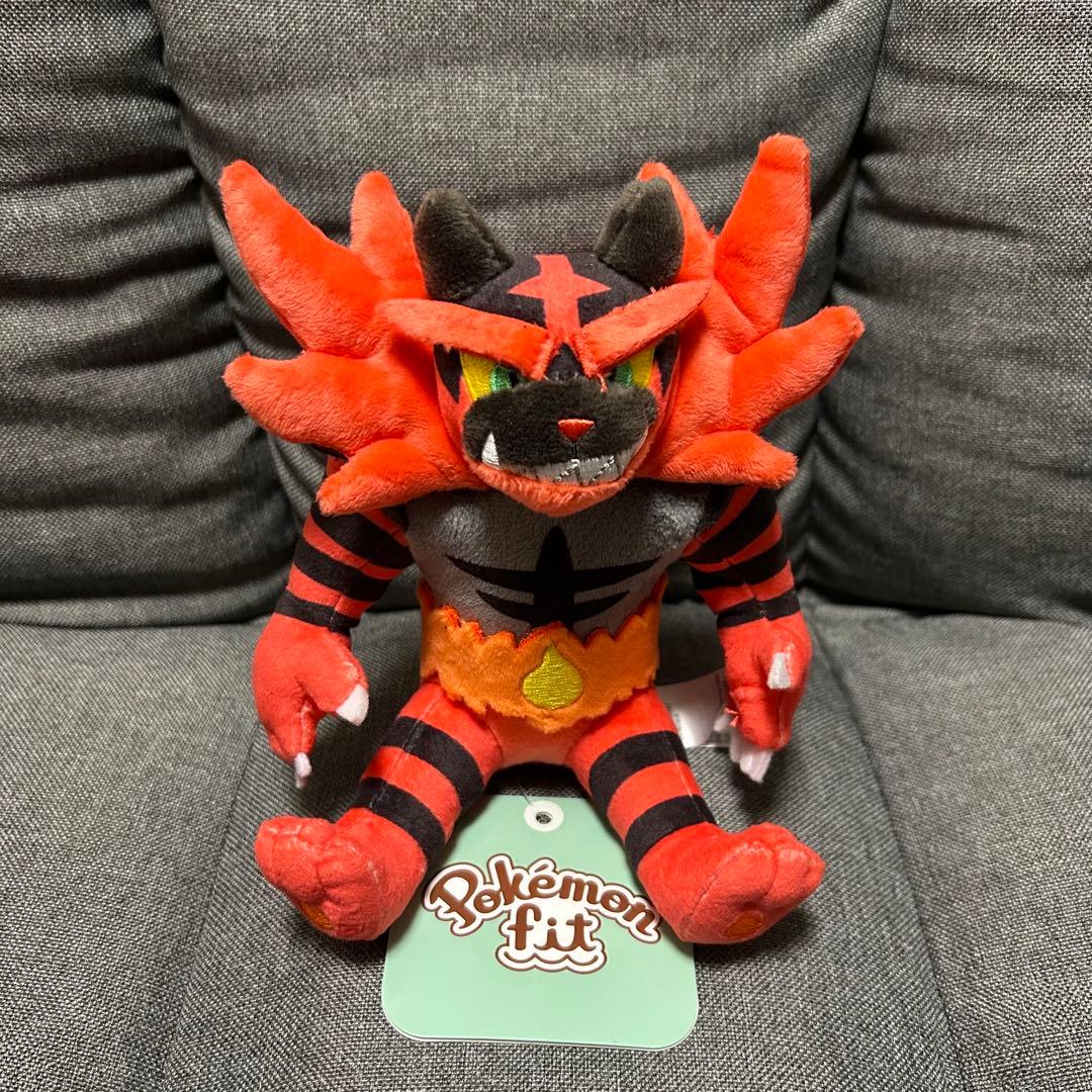 ポケモン ガオガエン ぬいぐるみ fit ポケモンfit ポケモンセンター