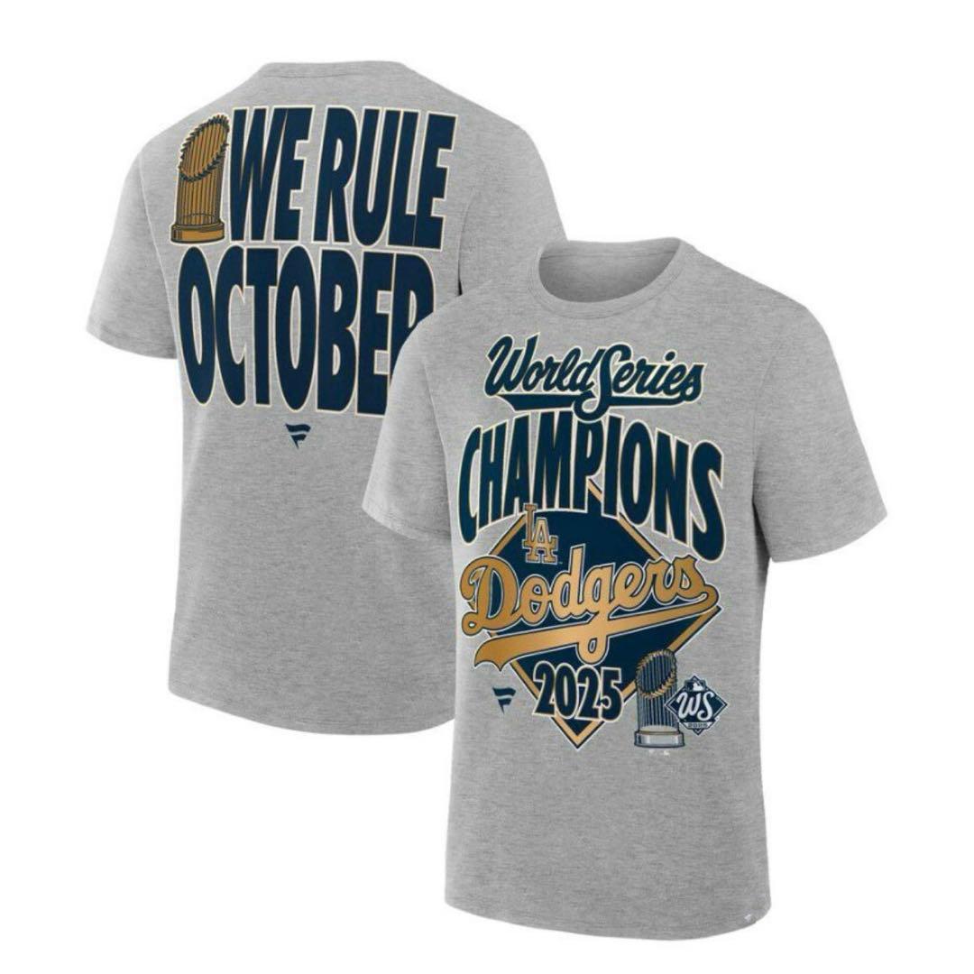 Dodgers 2025年ワールドシリーズTシャツ Lサイズ Fanatics 2025 ロサンゼルス・ドジャース ワールドシリーズ 優勝