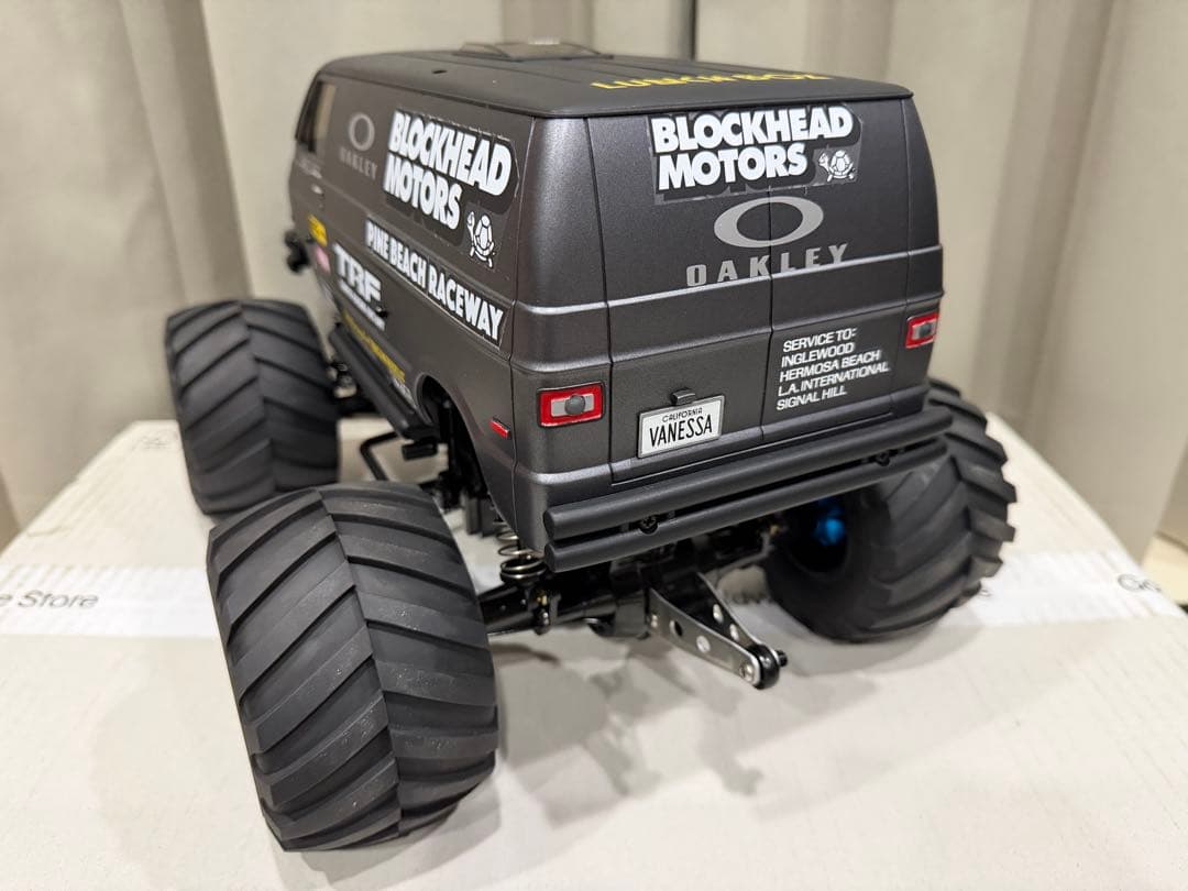 タミヤ ランチボックス ブラックエディション 組立済屋外未走行 メカ付きOP多数