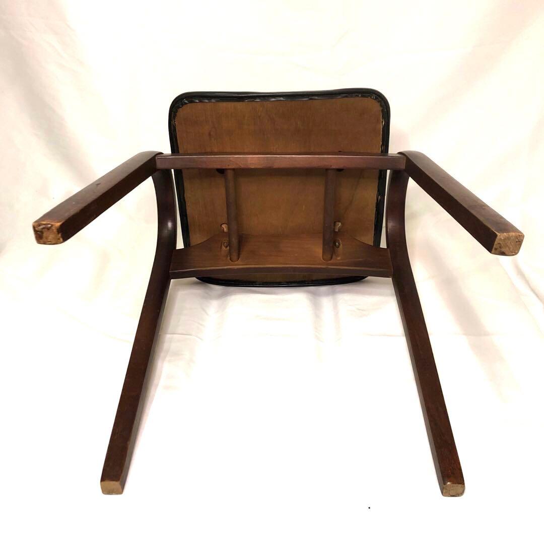 秋田木工 スツール 黒 3脚　ビンテージ　希少