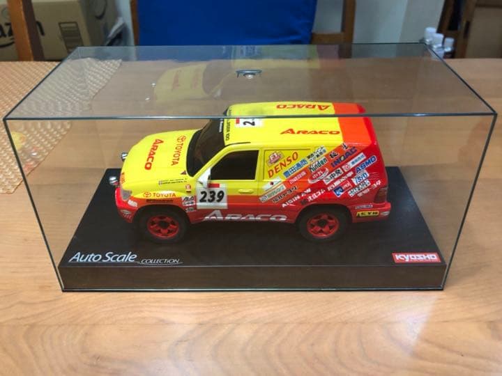 京商 トヨタ ランドクルーザー100 パリダカールラリー オートスケール