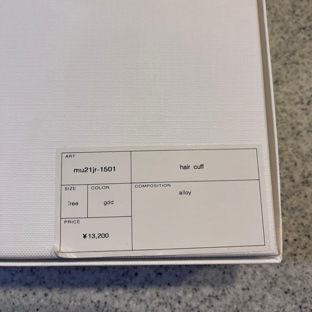 MURRAL ゴールド ヘアカフ