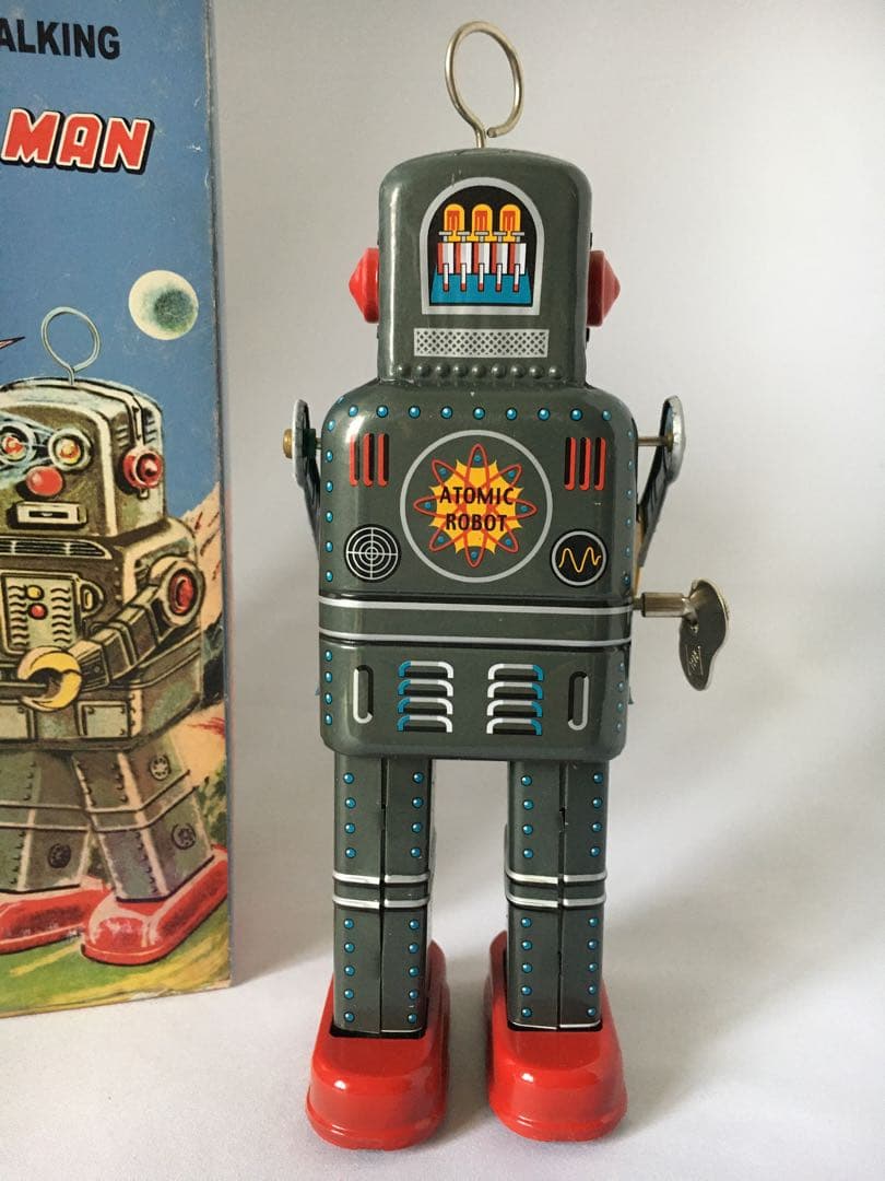 ブリキロボット　MECHANICAL WALKING SPACE MAN 復刻
