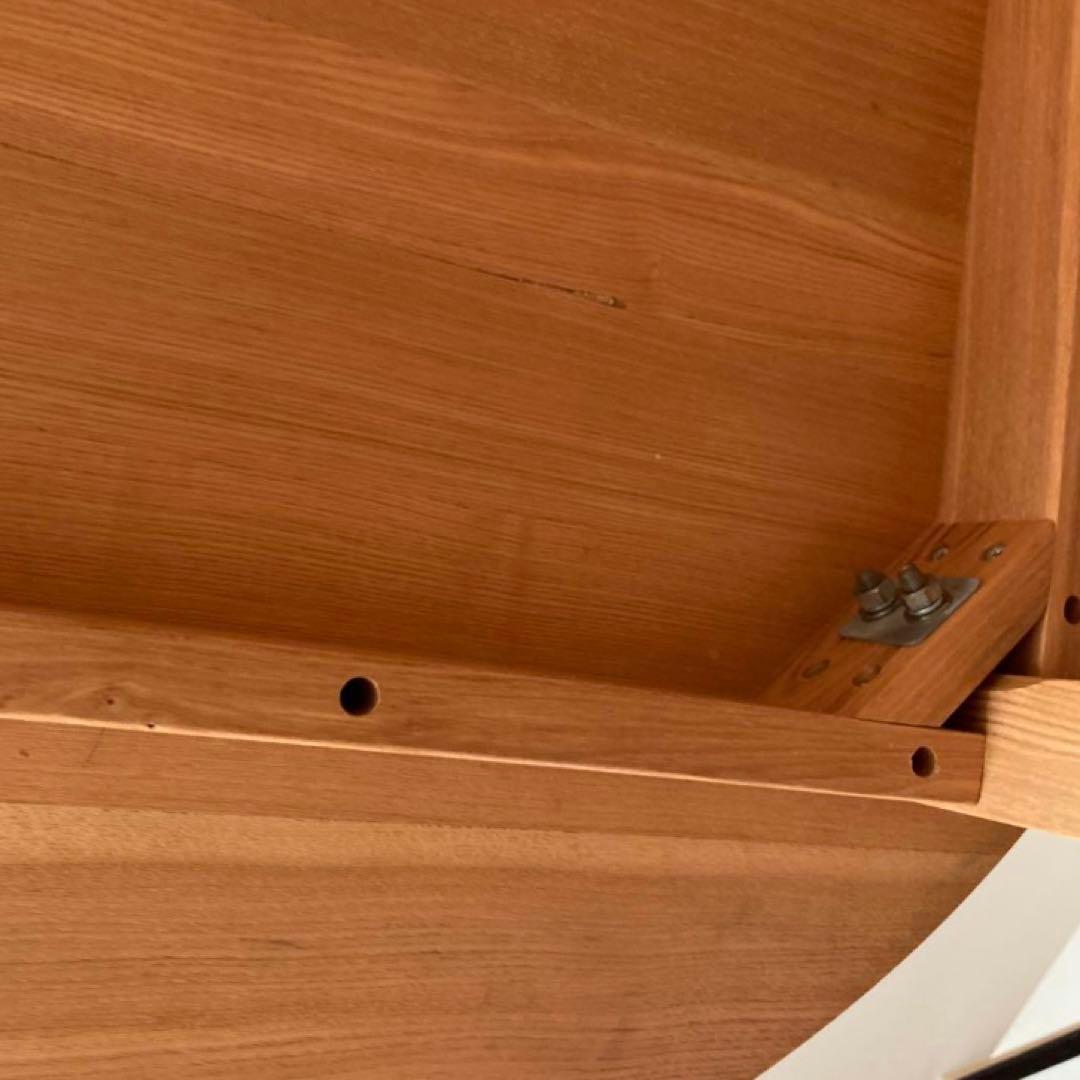 無印良品　円形木製ダイニングテーブル