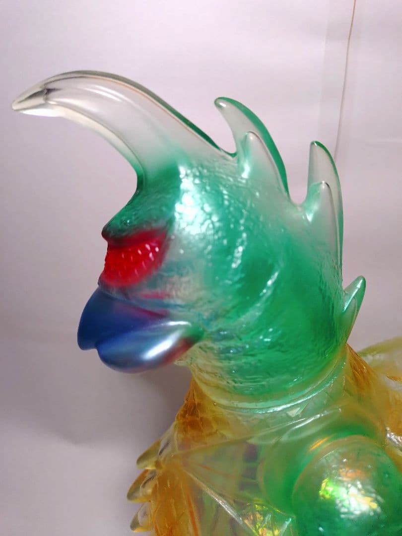 ブルマァク復刻 ガイガン オーロラ ソフビ GIGAN