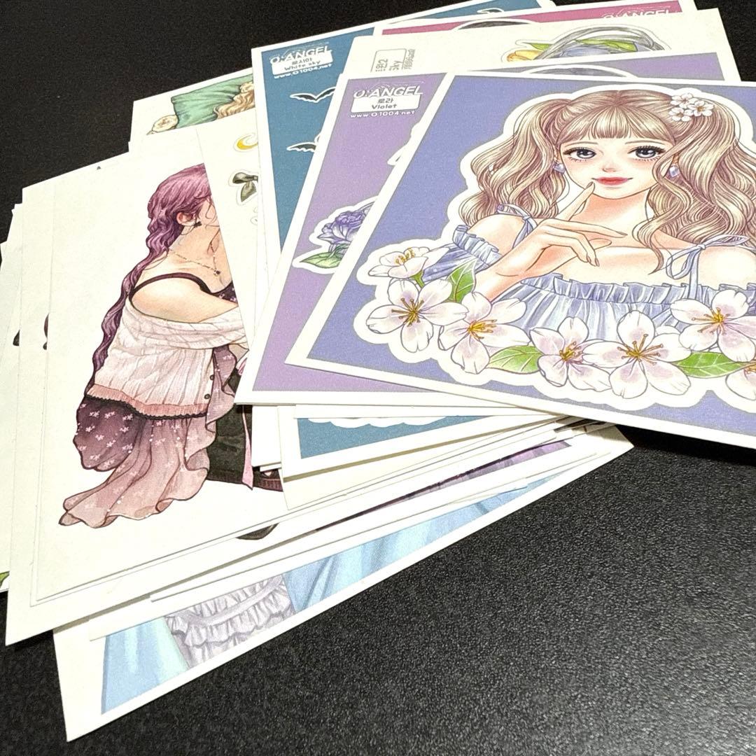 海外作家様 人物ステッカー25枚セット 紙ものおまけつき♡ - メルカリ