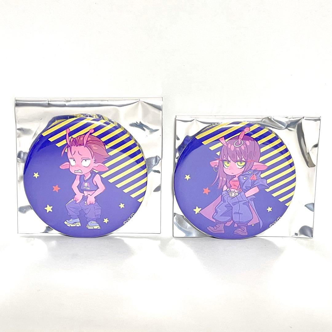 銀河特急 ミルキー☆サブウェイ 缶バッジ アカネ カナタ - メルカリ