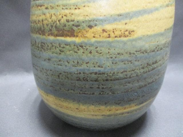 0914H 信樂燒 壶 竜山 山本竜山 高さ24cm アンティーク 木箱付