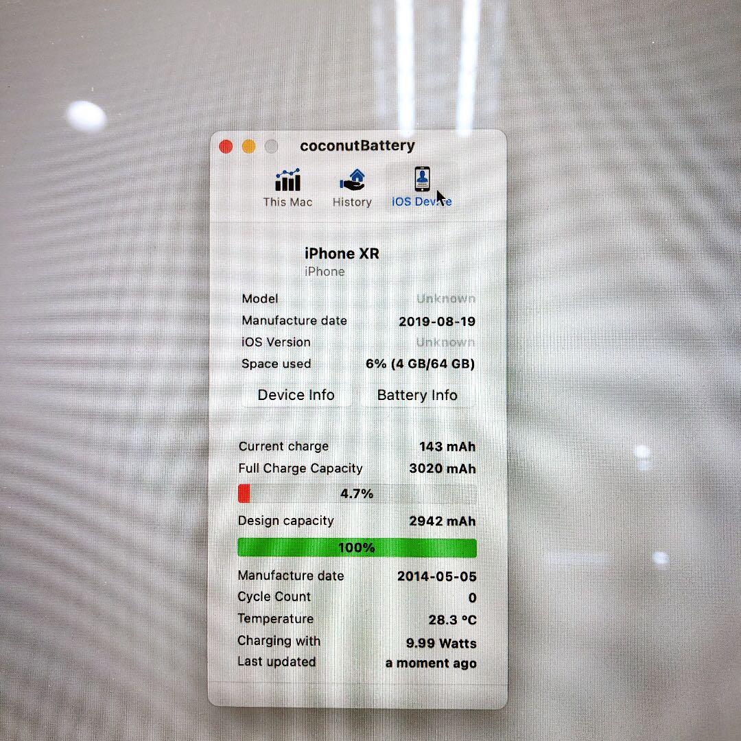 美品/バッテリー新品】iPhoneXR 64GB SIMフリー 671