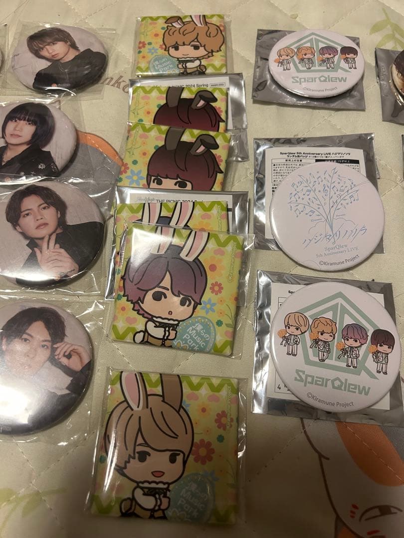 kiramune SparQlew 缶バッジ チェキ アクキー バッジなど
