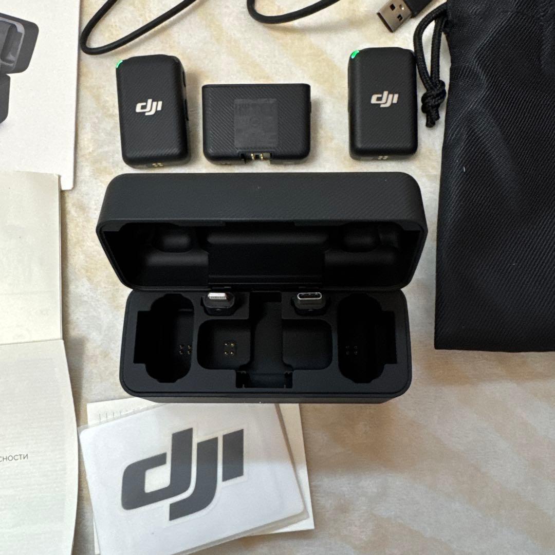 DJI Mic(トランスミッター✖️2 +レシーバー✖️1)