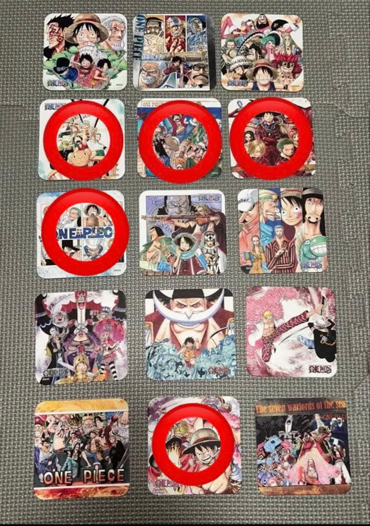ONE PIECE】ジャンプ展 コースター 15枚セット