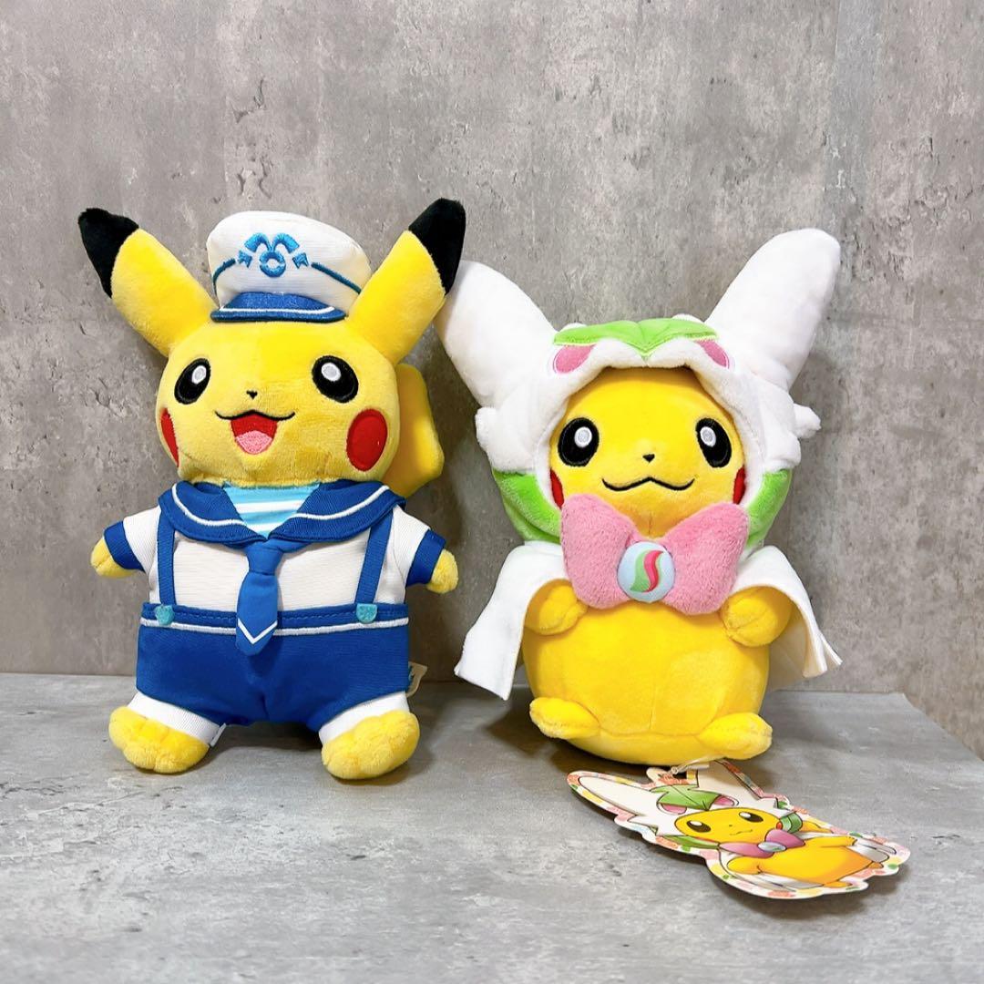 ポケモンセンター ぬいぐるみ ピカチュウ メガサーナイト 限定 ポンチョ