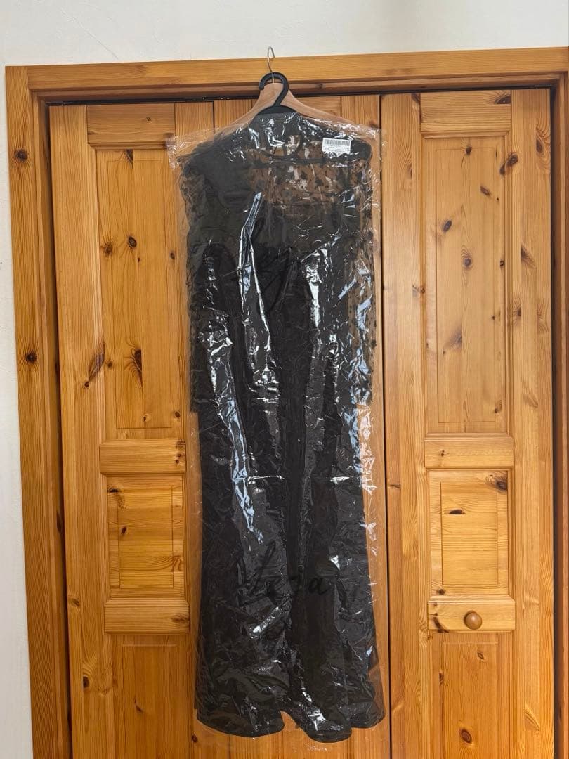 Leja フラワーモチーフアシンメトリーチュールマーメイドワンピースドレス 鞄付