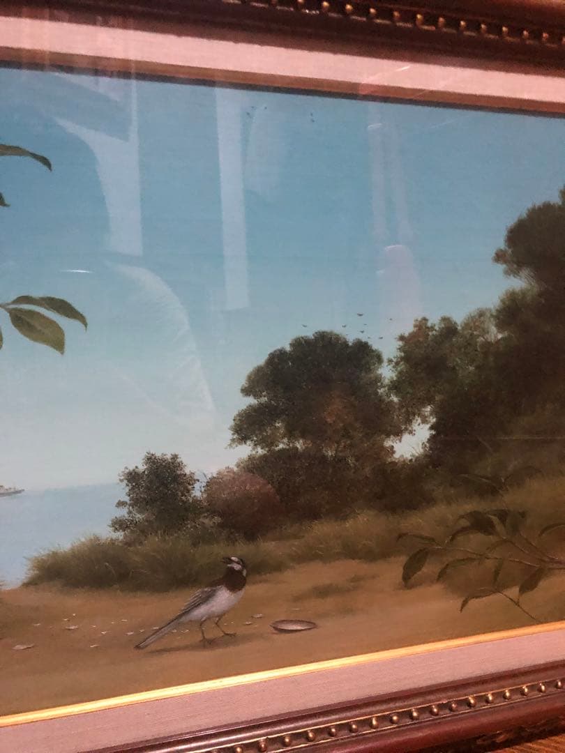 和田　徹　作品　油絵　　ばら　風景