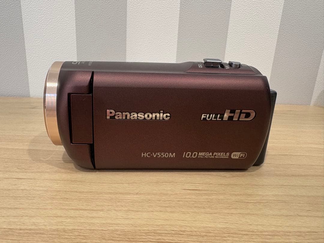 Panasonic HC-V550M ビデオカメラ　美品　茶色