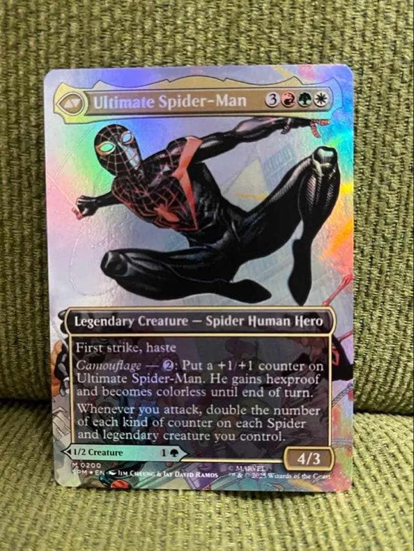 Foil ボーダーレス マイルズ・モラレス/Miles Morales》 PS5「Marvel's