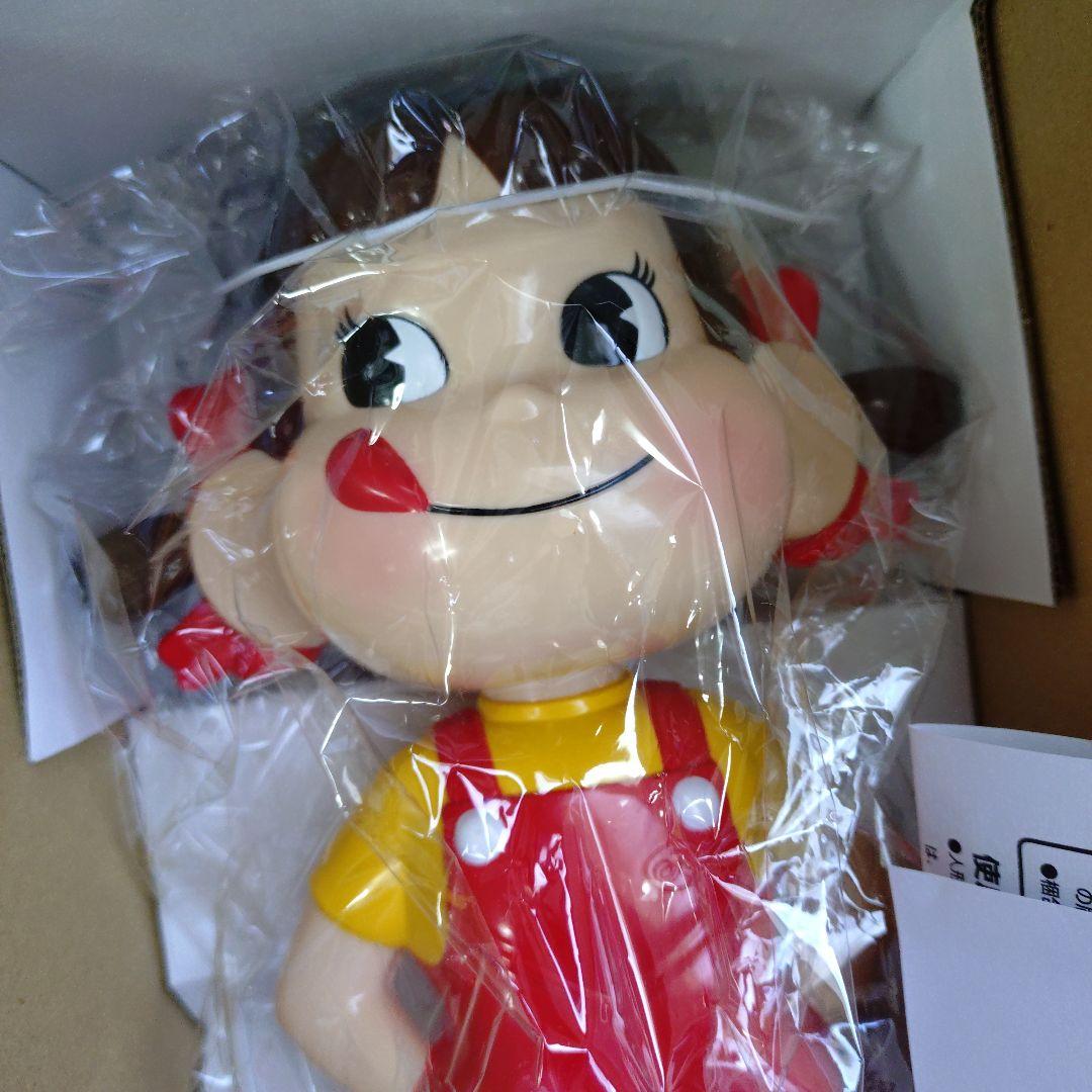 ペコちゃん　６０周年記念　首ふり人形　不二家　非売品　白台座