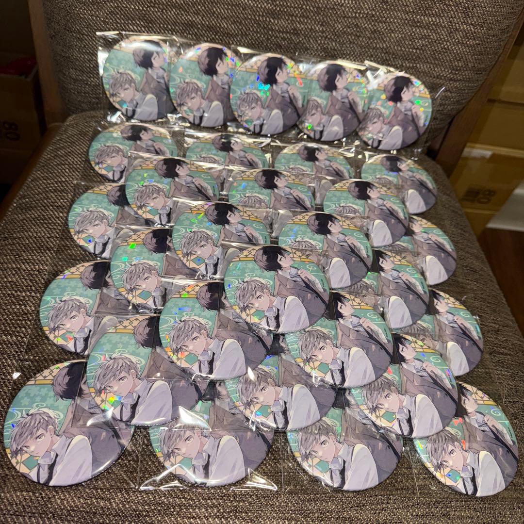 文豪ストレイドッグス c103 ホログラム缶バッジ 太宰治 中島敦 35点