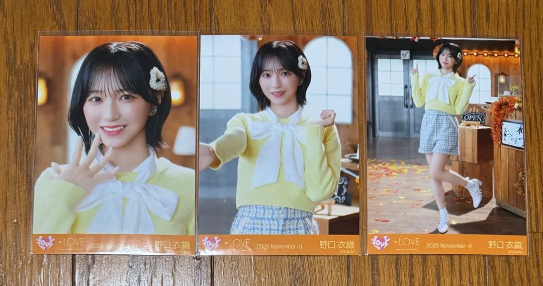 LOVE イコラブ 野口衣織 生写真 木漏れ日メゾフォルテ コンプ - メルカリ