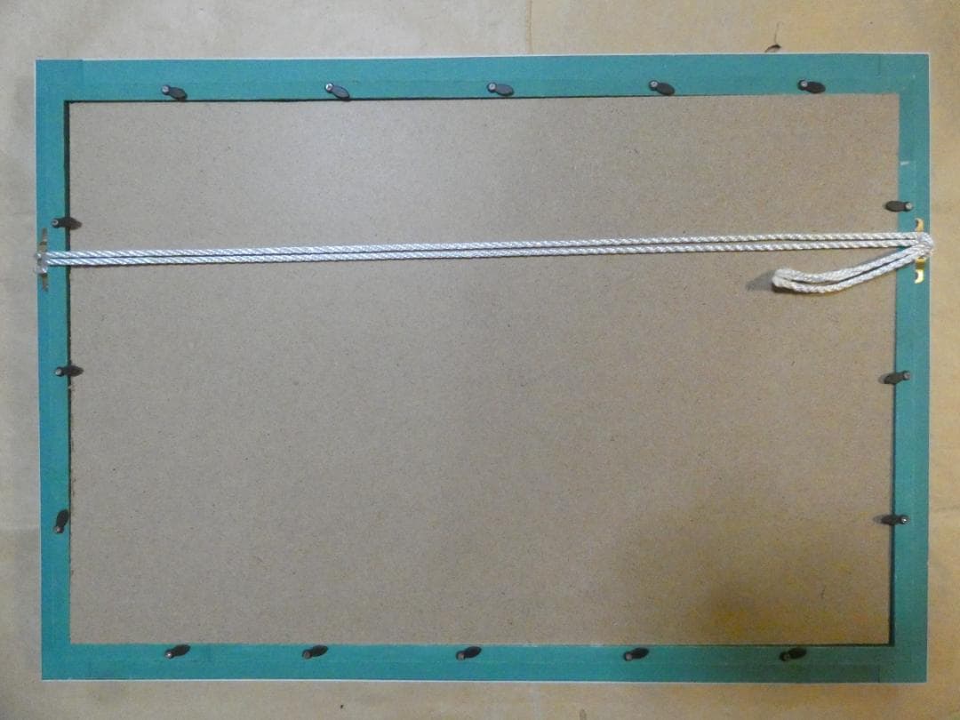 風景画 千住博 海の幸 M10 額付き 手描き 肉筆