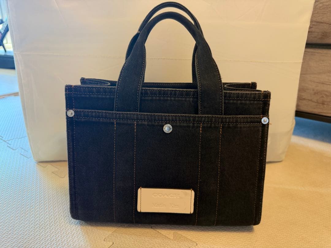 美品‼️Coach Matin Kim ブラック ハンドバッグ